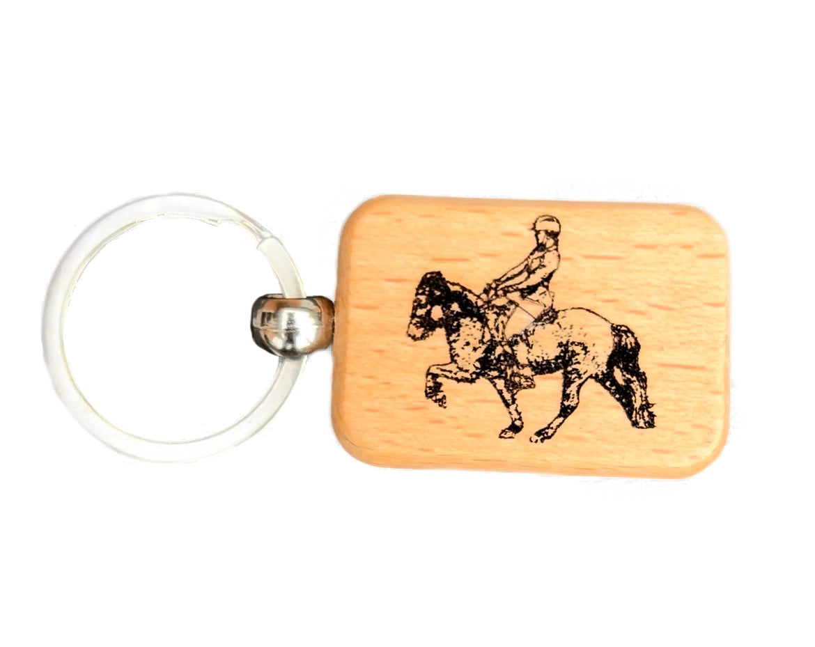 Nøglering med personligt graveret billede